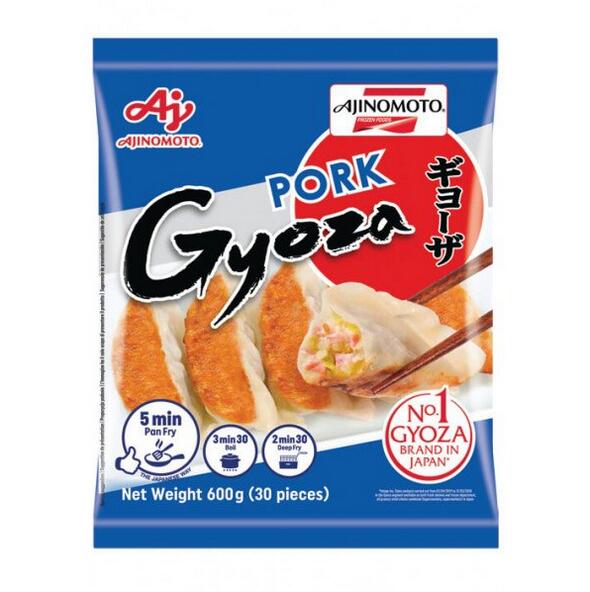 AJINOMOTO Gyoza-raviolis au porc à la japonaise surgelé 600g 30P-AJINOMOTO 日式猪肉饺子 30个 600g