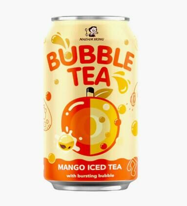 BUBBLE TEA MANGUE 320ML-爆爆珠果汁 芒果味 320ml