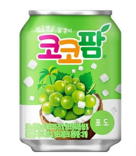 Boisson COCOPALM Traubensaft-Boisson de Raisin 238ML-可可棕榈葡萄饮料 238ml