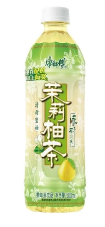 KONGBOISSON AU JASMINAU GOUT DE PAMPLEMOUSSE 500ML-康师傅茉莉柚子茶 500ml