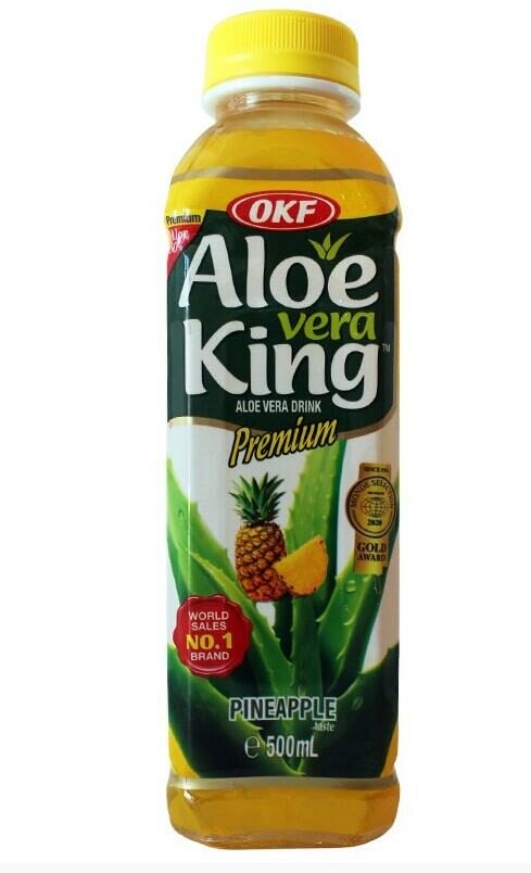 BOISSON D ALOE VERA AUX AROMES NATURELS DE ANANNAS 500ML-芦荟菠萝水500ml