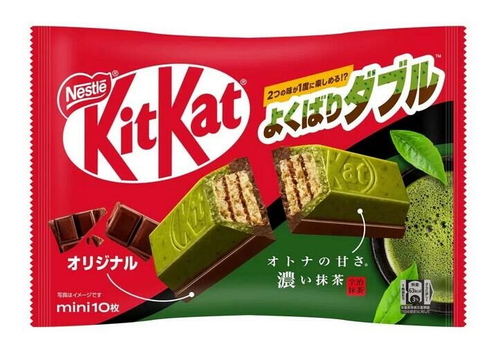 KITKAT MATCHA biscuit 10P-KITKAT 威化饼干 抹茶味 10枚