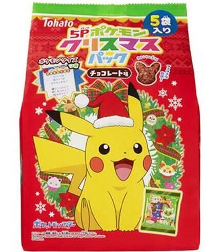 TOHATO Pokemon snack pack chocolate 80g-宝可梦零食包巧克力 80g