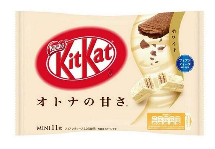 Kitkat chocolat blanc 11P-Kitkat威化饼干白巧克力味 11枚