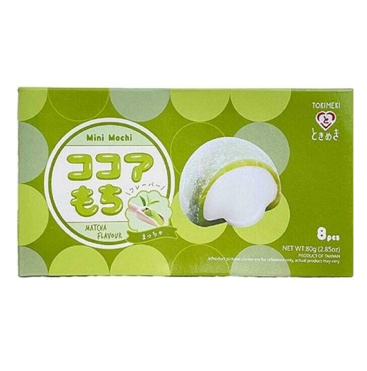 TOKIMEKI Mini mochi matcha 80G-迷你麻糬 抹茶味 80g