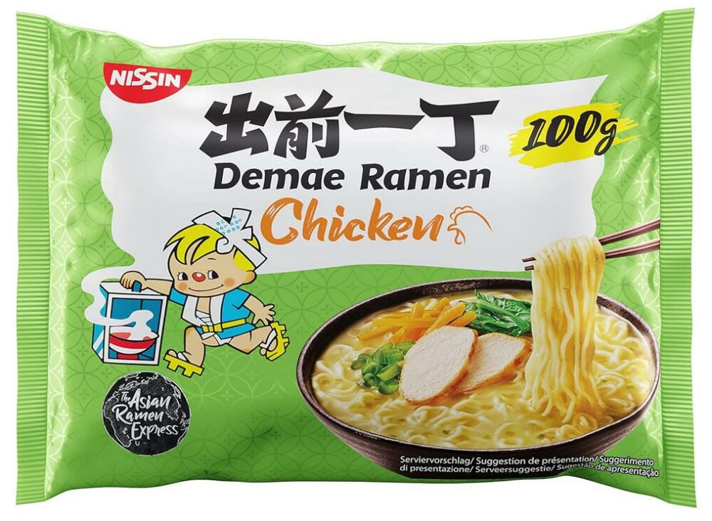 Nissin Nouilles Instantanées Poulet Demae 100G-出前一丁 鸡肉味泡面100g