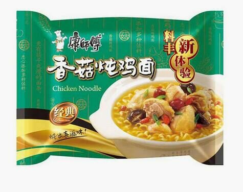 MR KONS POULET AUX NOUILLE SAVEUR DE CHAMPIGNONS 100G-康师傅香菇炖鸡面 100g