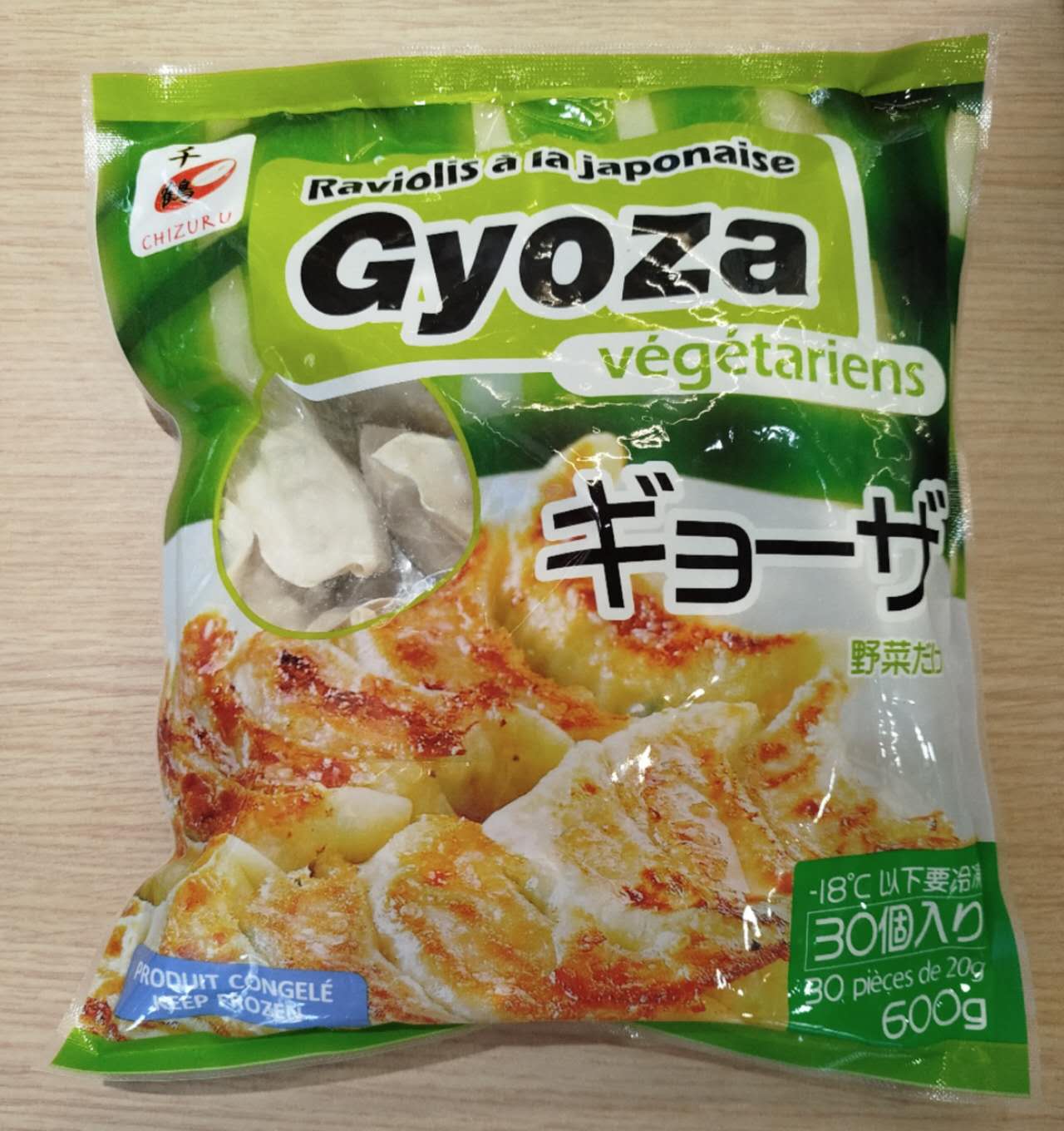 Gyoza Ravoilis à la japonaise végétariens-千鹤 日式素饺子-600g