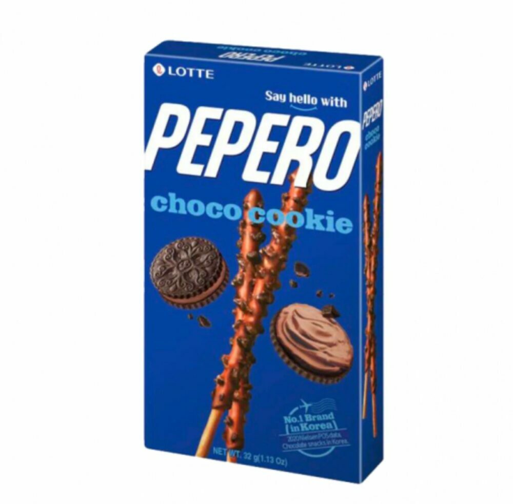 Lotte Pepero choco cookie 32g-乐天奥利奥巧克力夹心饼干棒