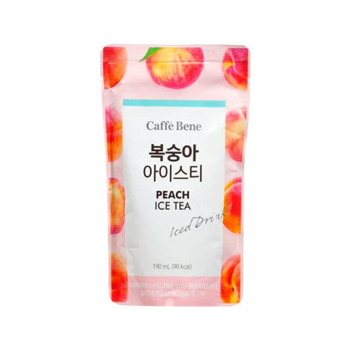 Boisson saveur Ice Tea Pêche Caffe Bene